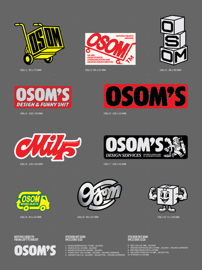 OSOM'26 Sticker Pack