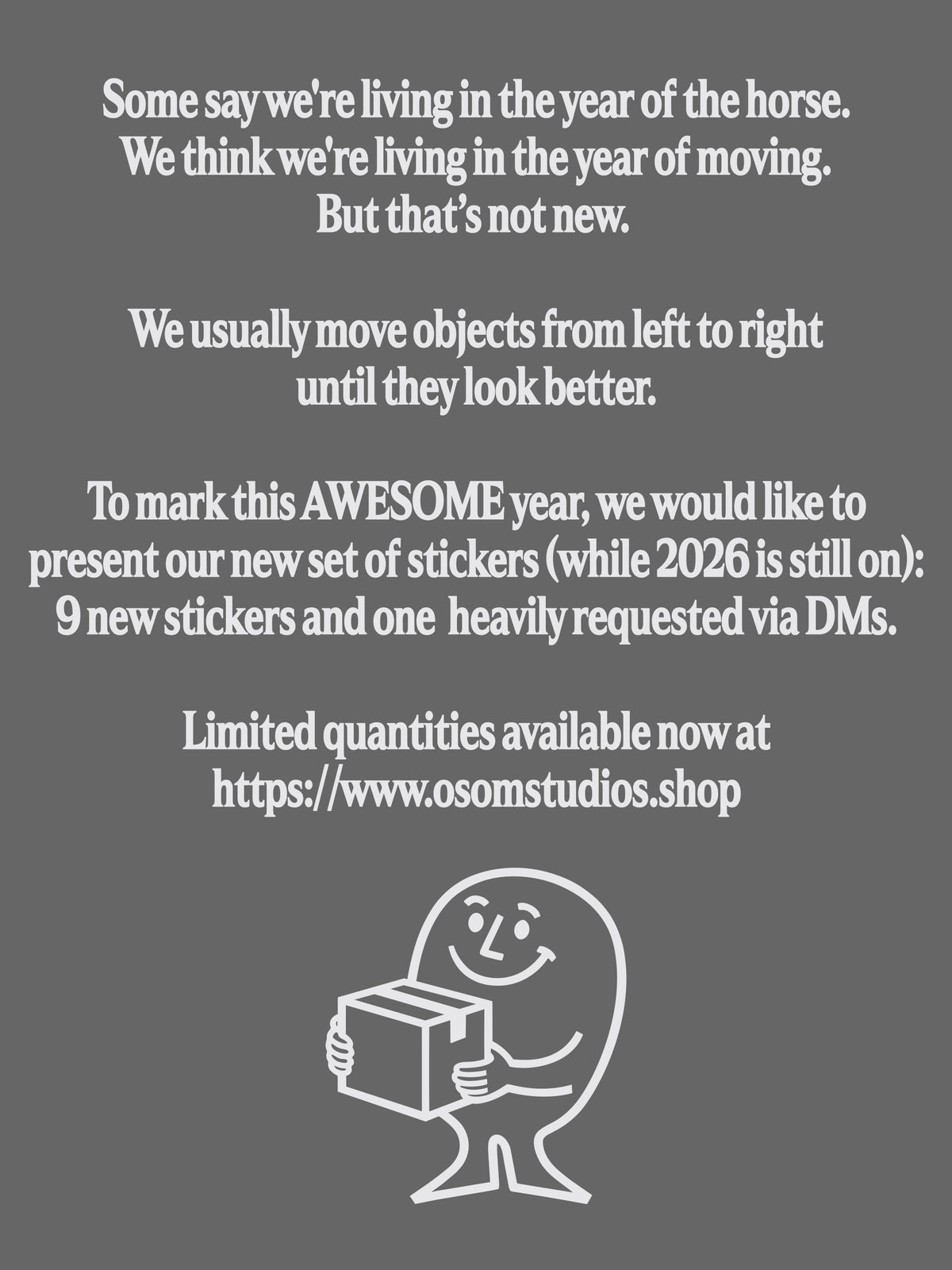 OSOM'26 Sticker Pack